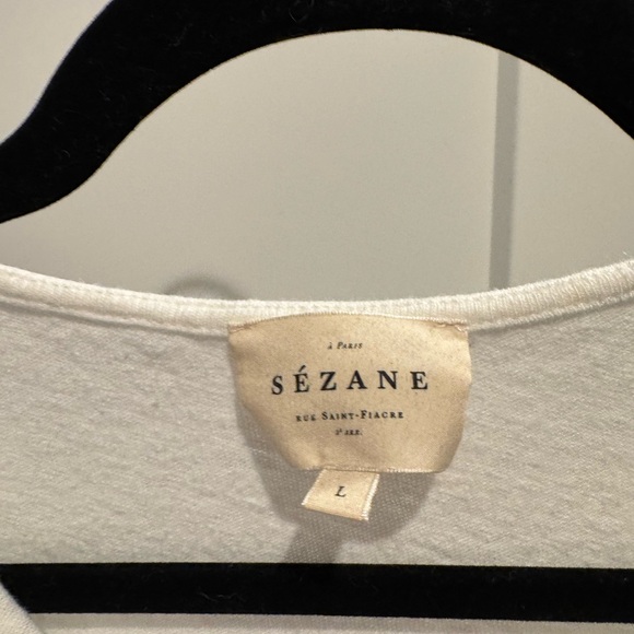 Sezane Loriane Top Ecru - Size L - Picture 3 of 4